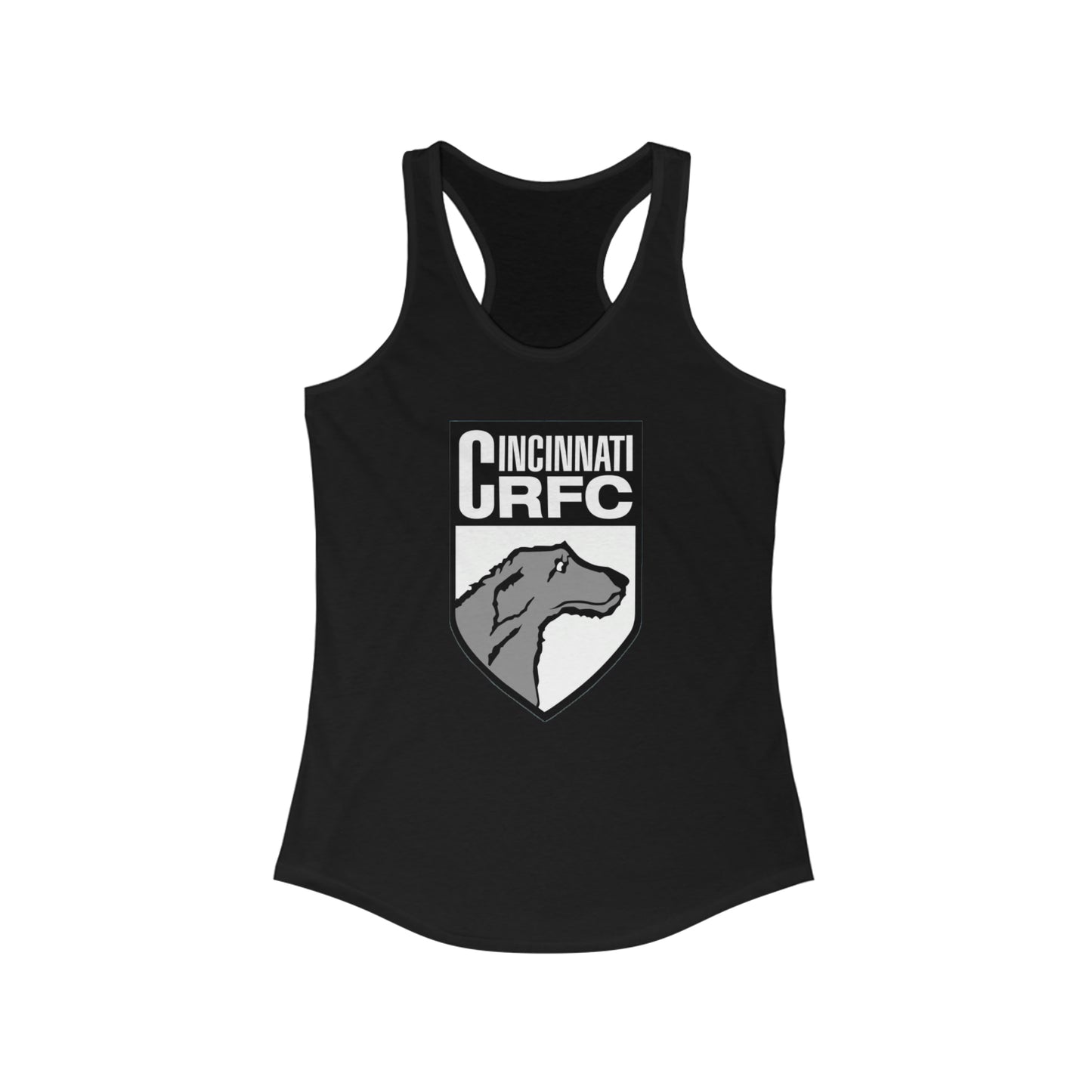 Women's Racerback Tank | CRFC Wolfhounds White Crest