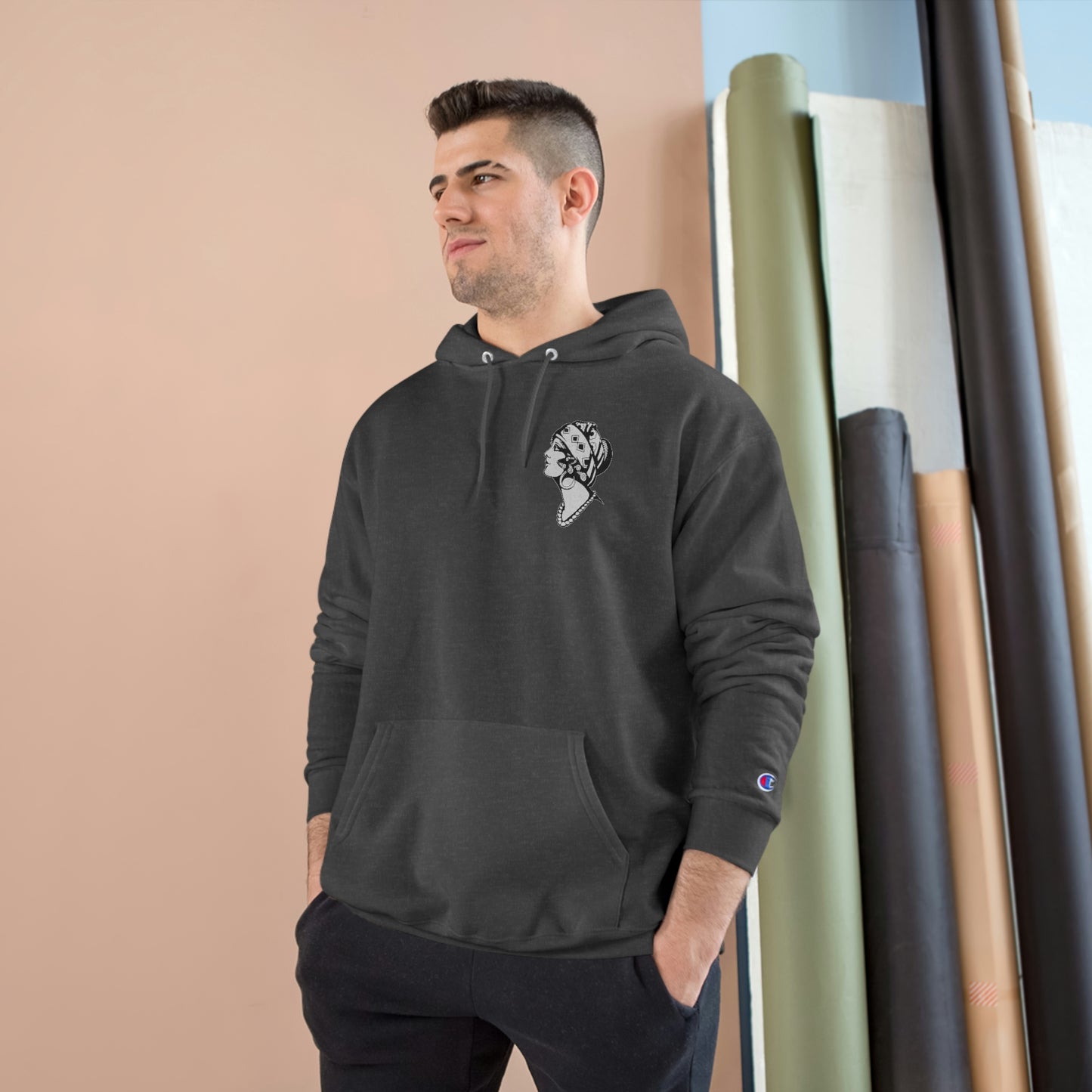 Unisex Champion Hoodie | Gypsy's Dancing Gypsy Lady (by @tylerabnertattoo)