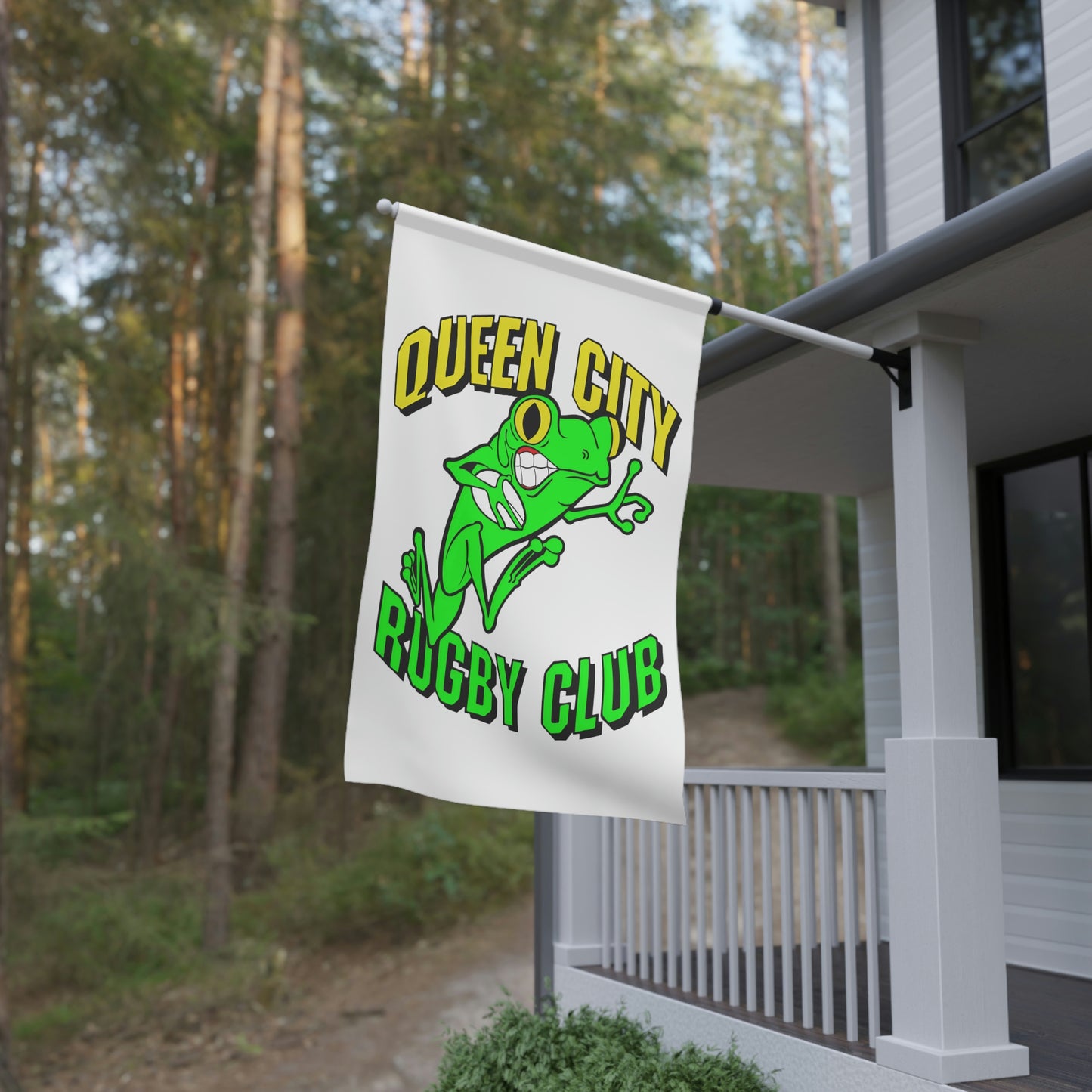 Flag 3'x5' | QCRFC Frogs Logo