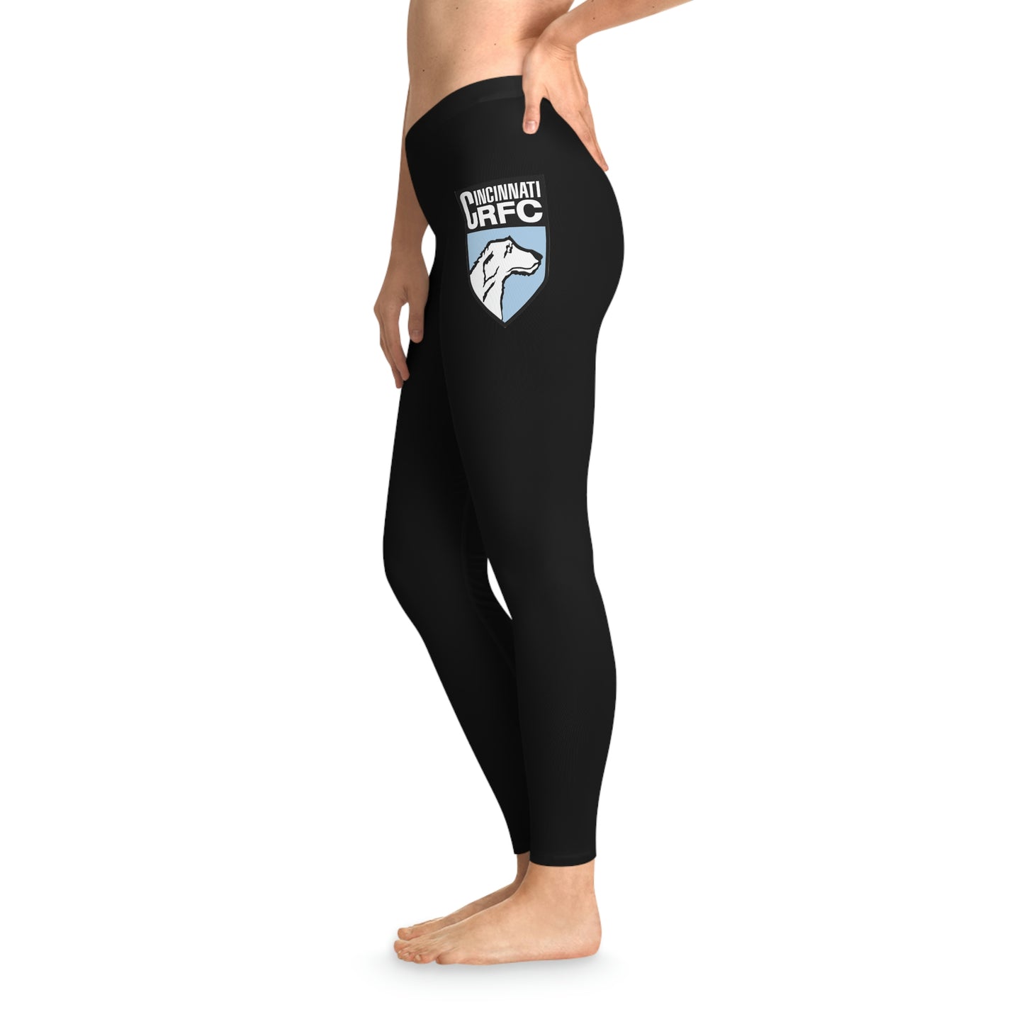 Stretchy Leggings | CRFC Wolfhounds Blue Crest