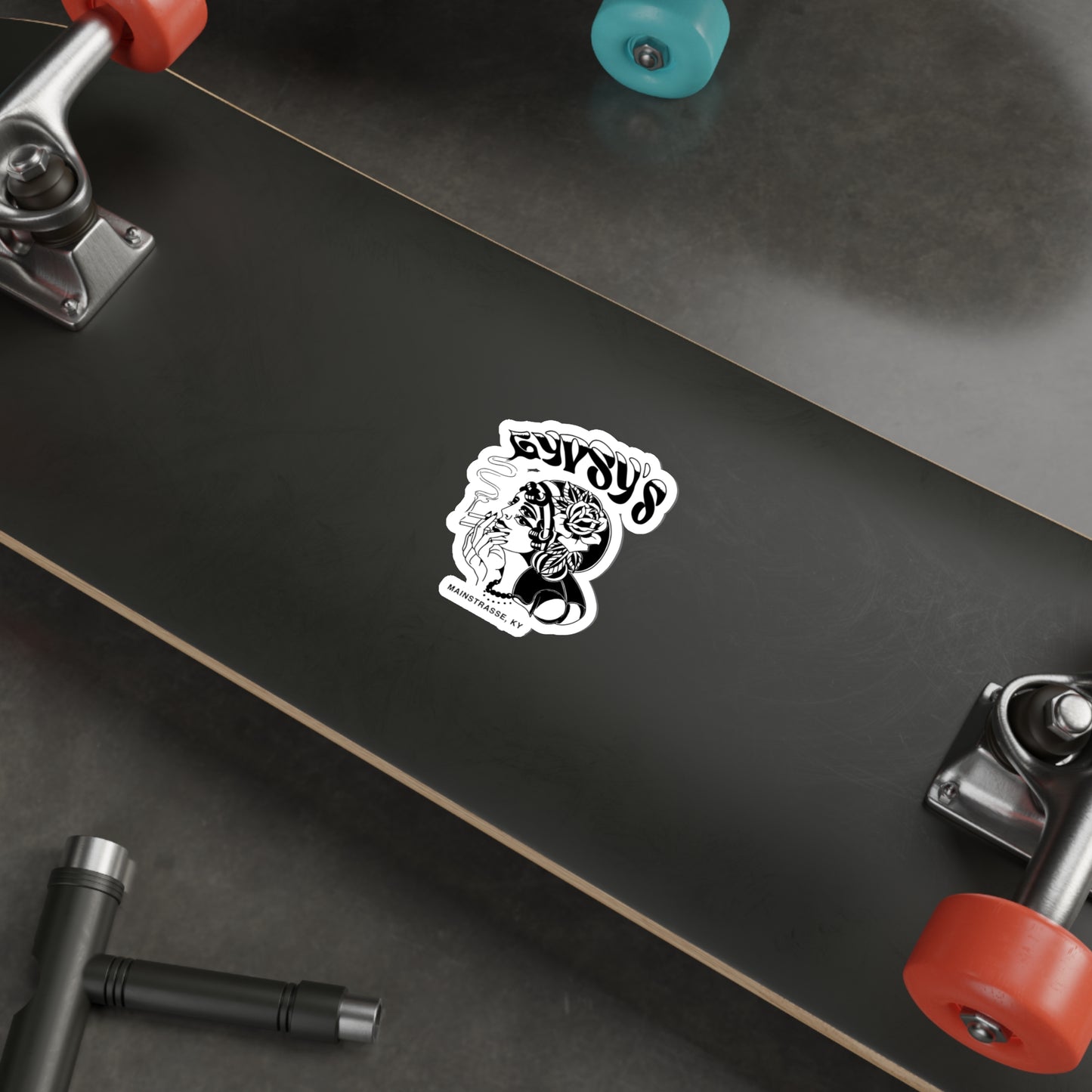 Die-Cut Sticker (2 Sizes) | Gypsy's Double Gypsy Lady (by @ohbhave)