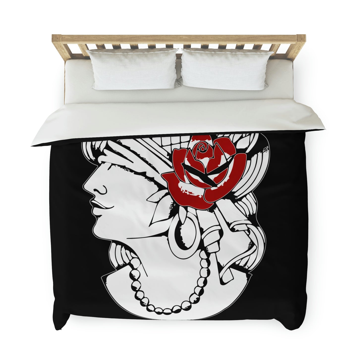 Duvet Cover | Gypsy's Red Rose Gypsy Lady (by @ryseart)
