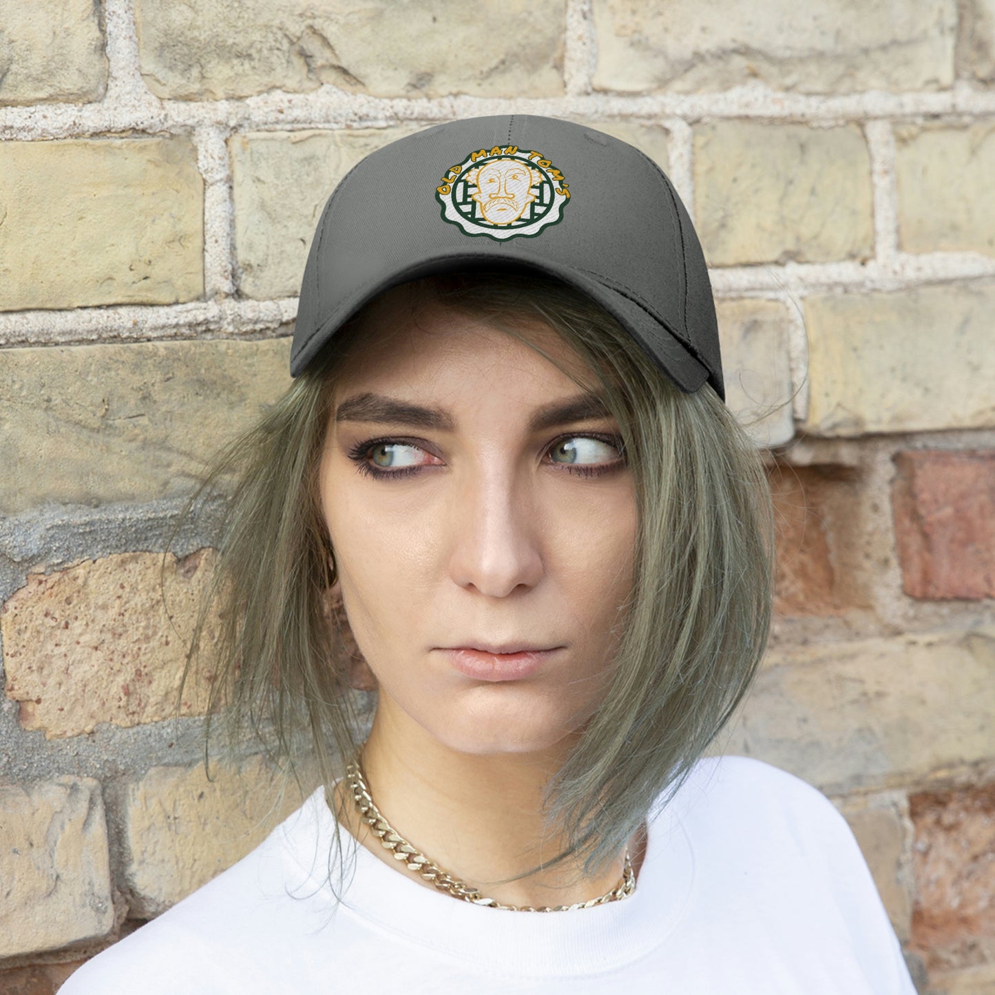 Old Man Tom's Logo Unisex Twill Hat