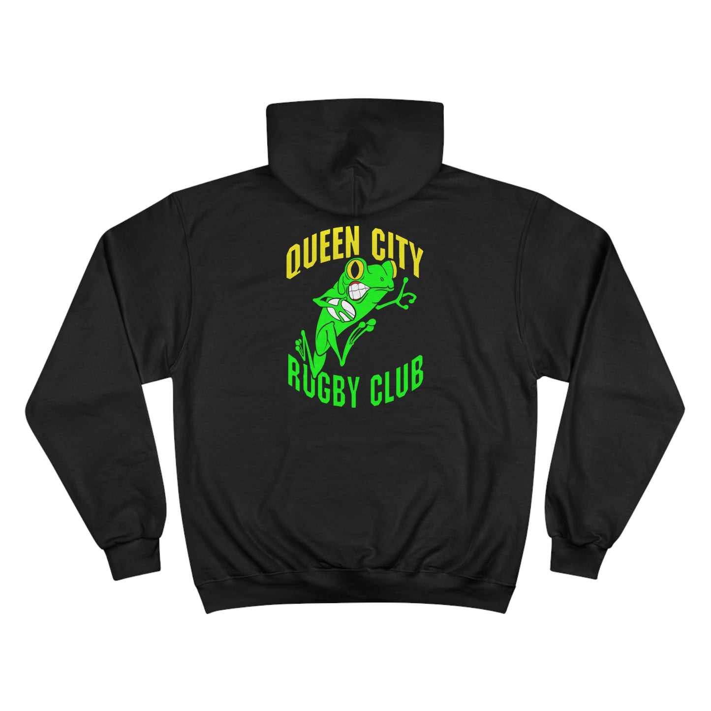 Champion Hoodie | QCRFC Frogs Logo