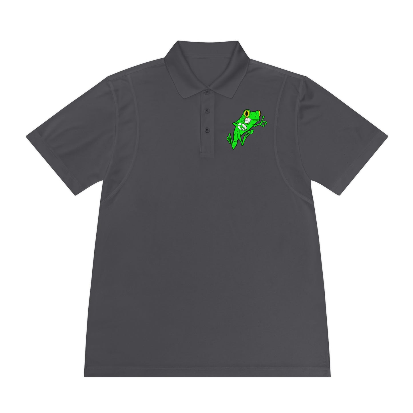 Men's Sport Polo Shirt | QCRFC Frogs Logo