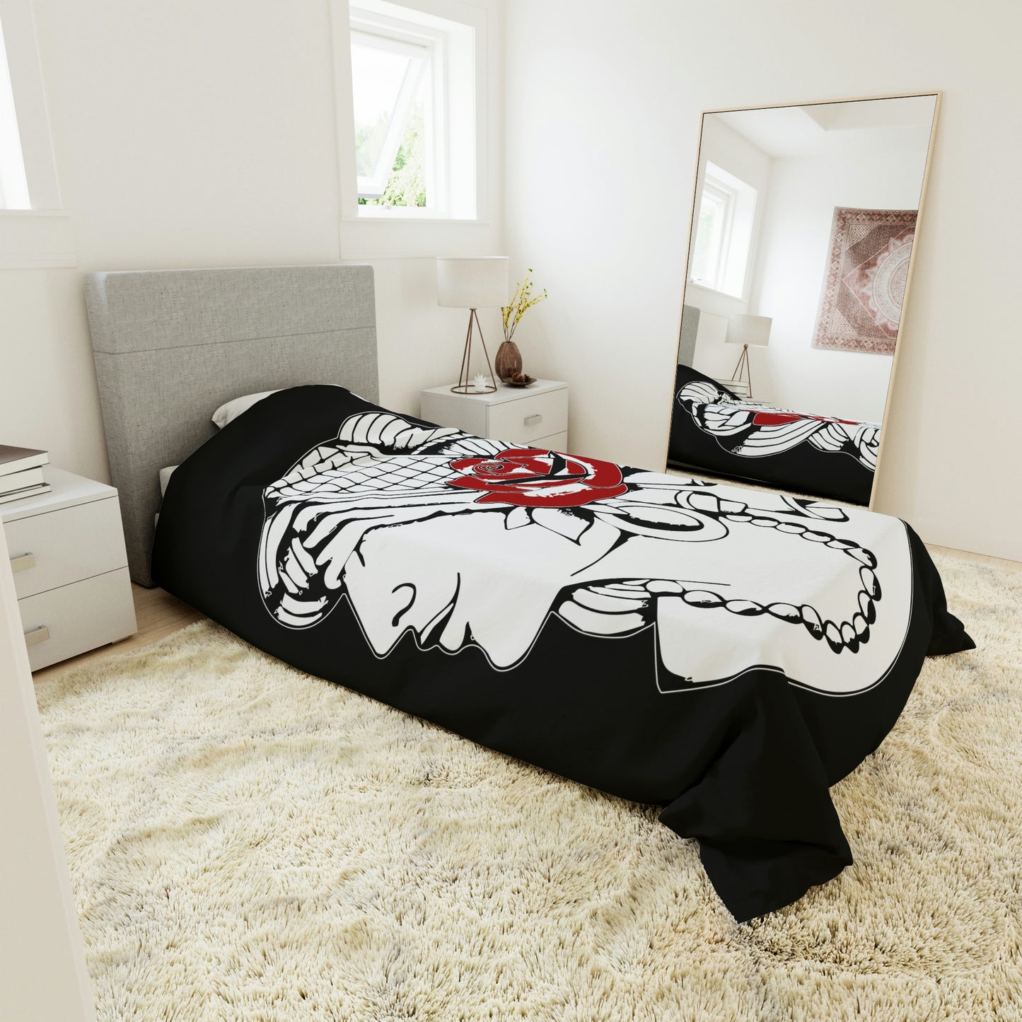 Duvet Cover | Gypsy's Red Rose Gypsy Lady (by @ryseart)