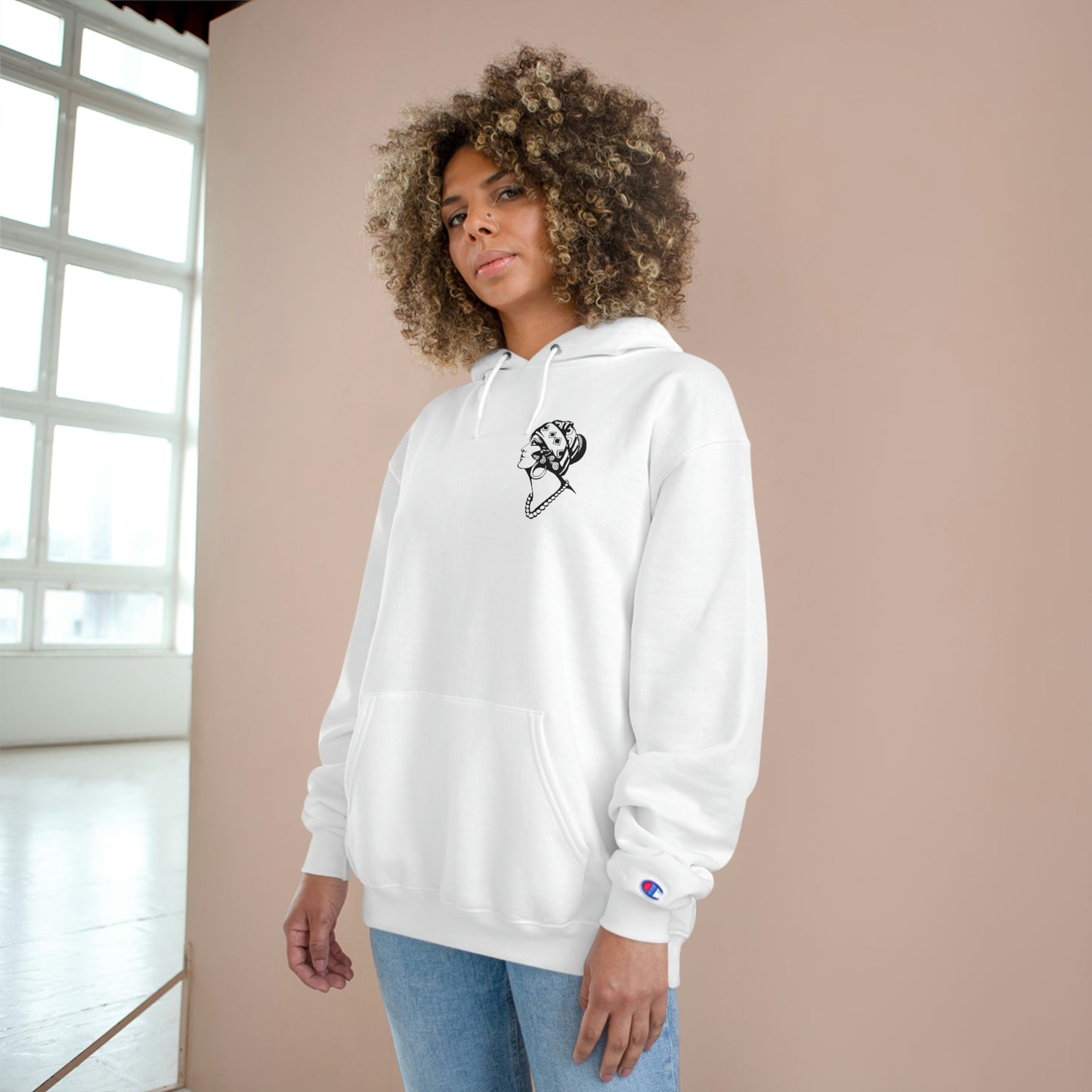 Unisex Champion Hoodie | Gypsy's Dancing Gypsy Lady (by @tylerabnertattoo)