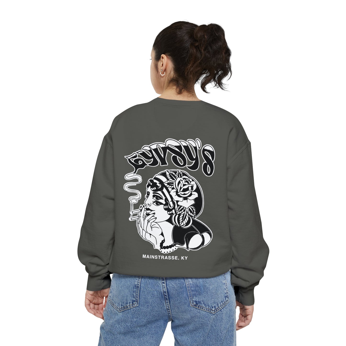 Unisex Comfort Colors Crewneck Sweatshirt | Gypsy's Double Gypsy Lady (by @ohbhave)