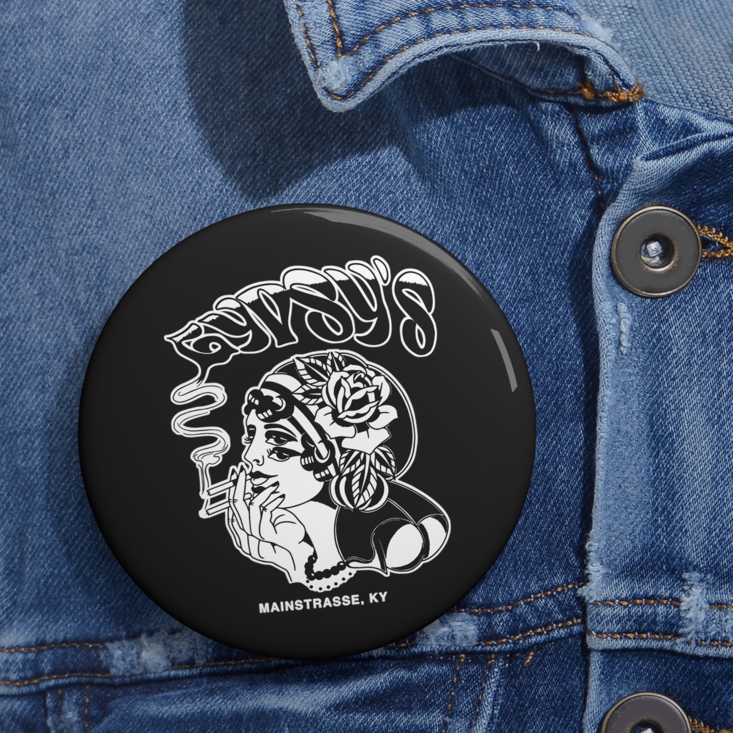 Pin (2 Sizes) | Gypsy's Double Gypsy Lady (by @ohbhave)