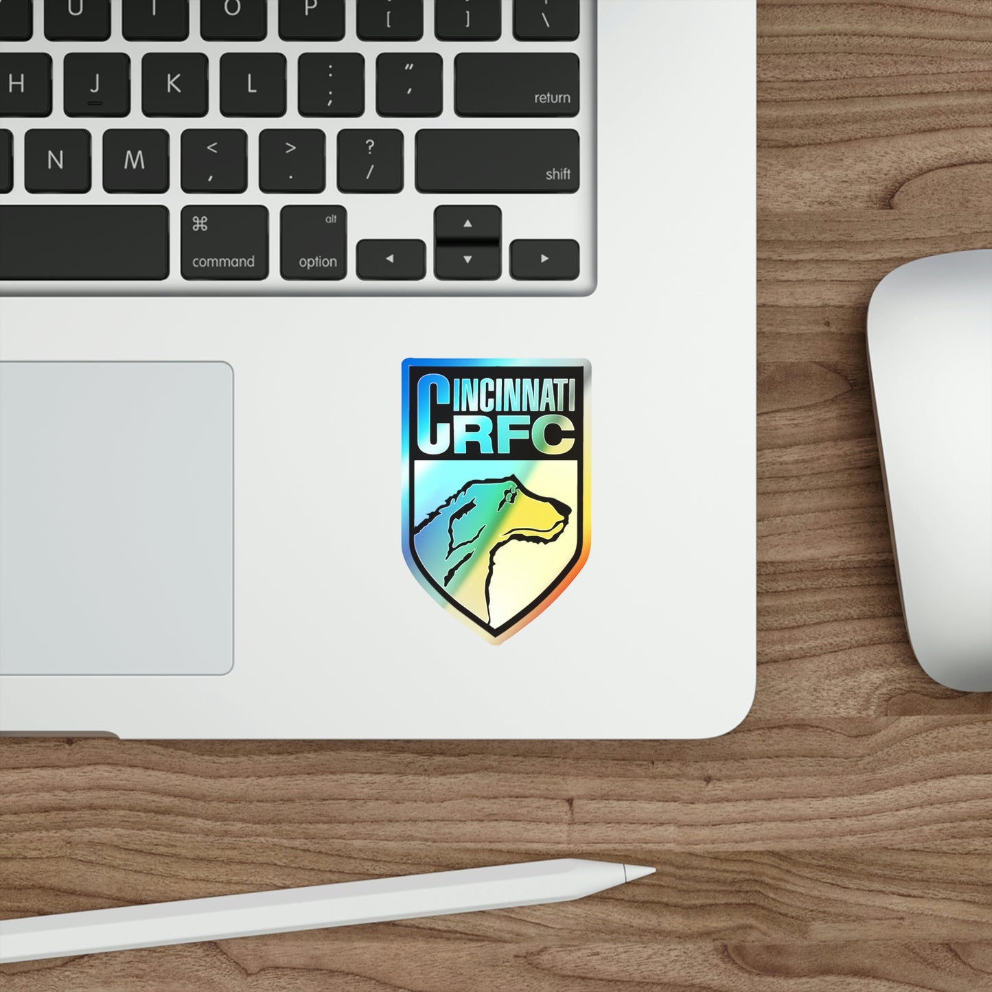 Holographic Die-cut Sticker | CRFC Wolfhounds Blue Crest