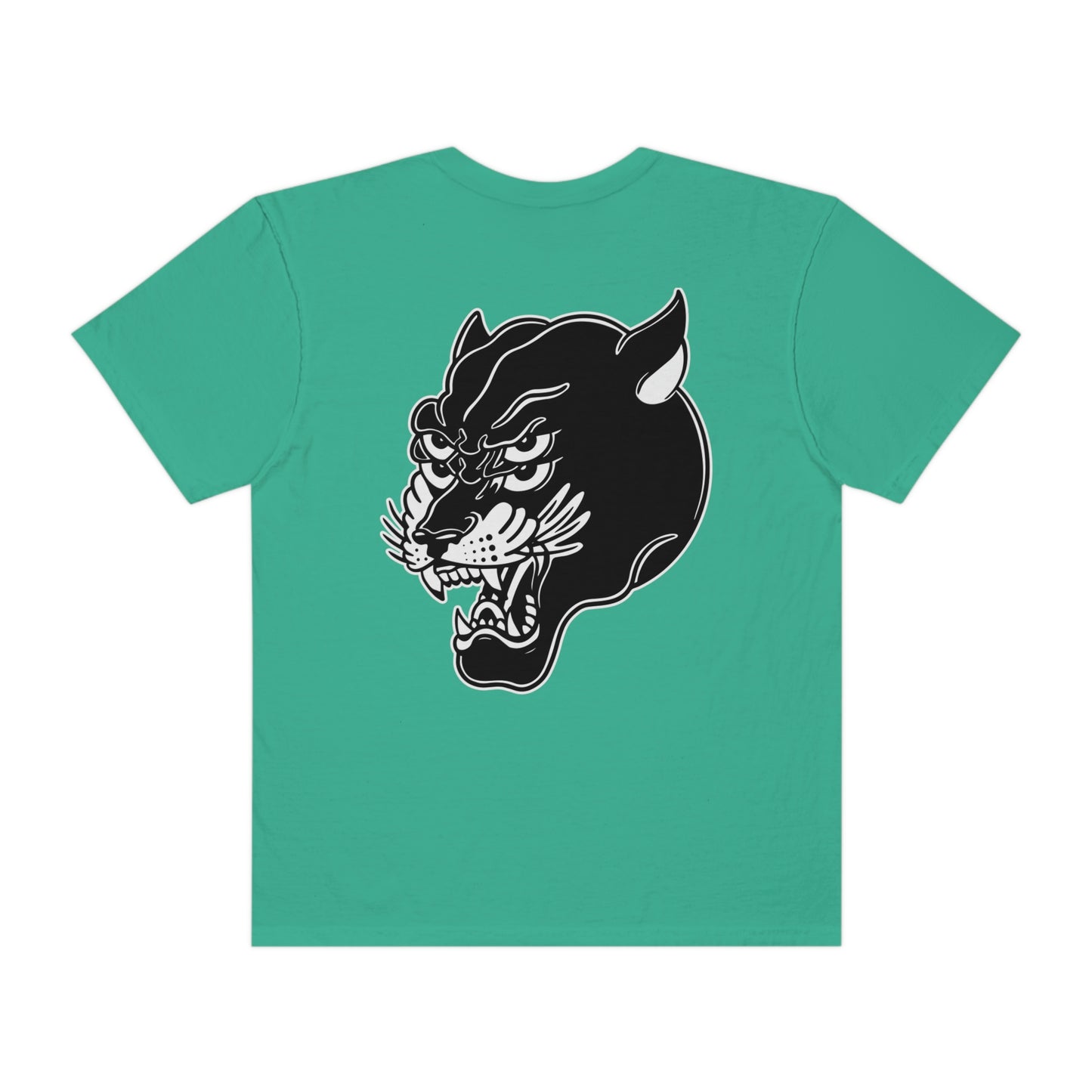 Unisex Comfort Colors T-shirt | Mothers Tattoo Double Panther Logo by Brendan Houston (IG: @ohbhave)