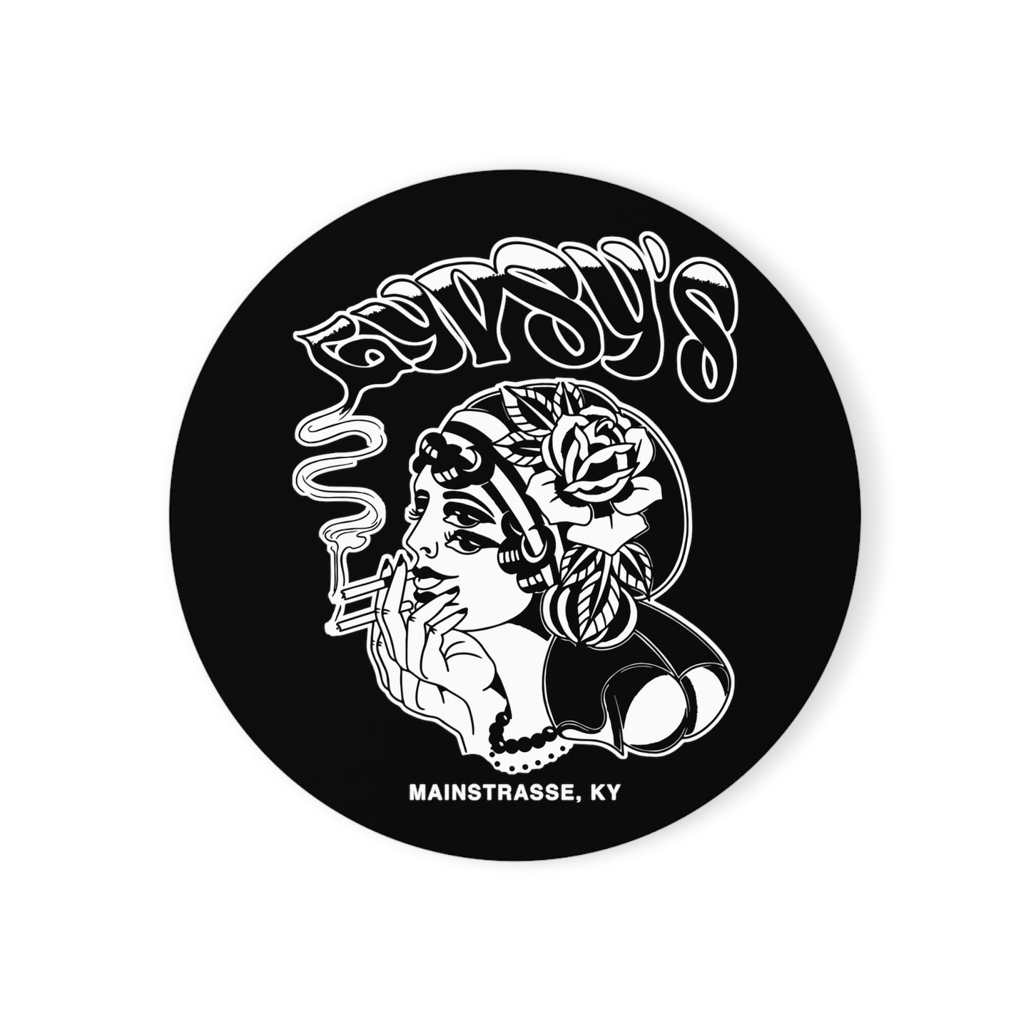 Cork Back Coaster (Circle or Square) | Gypsy's Double Gypsy Lady (by @ohbhave)