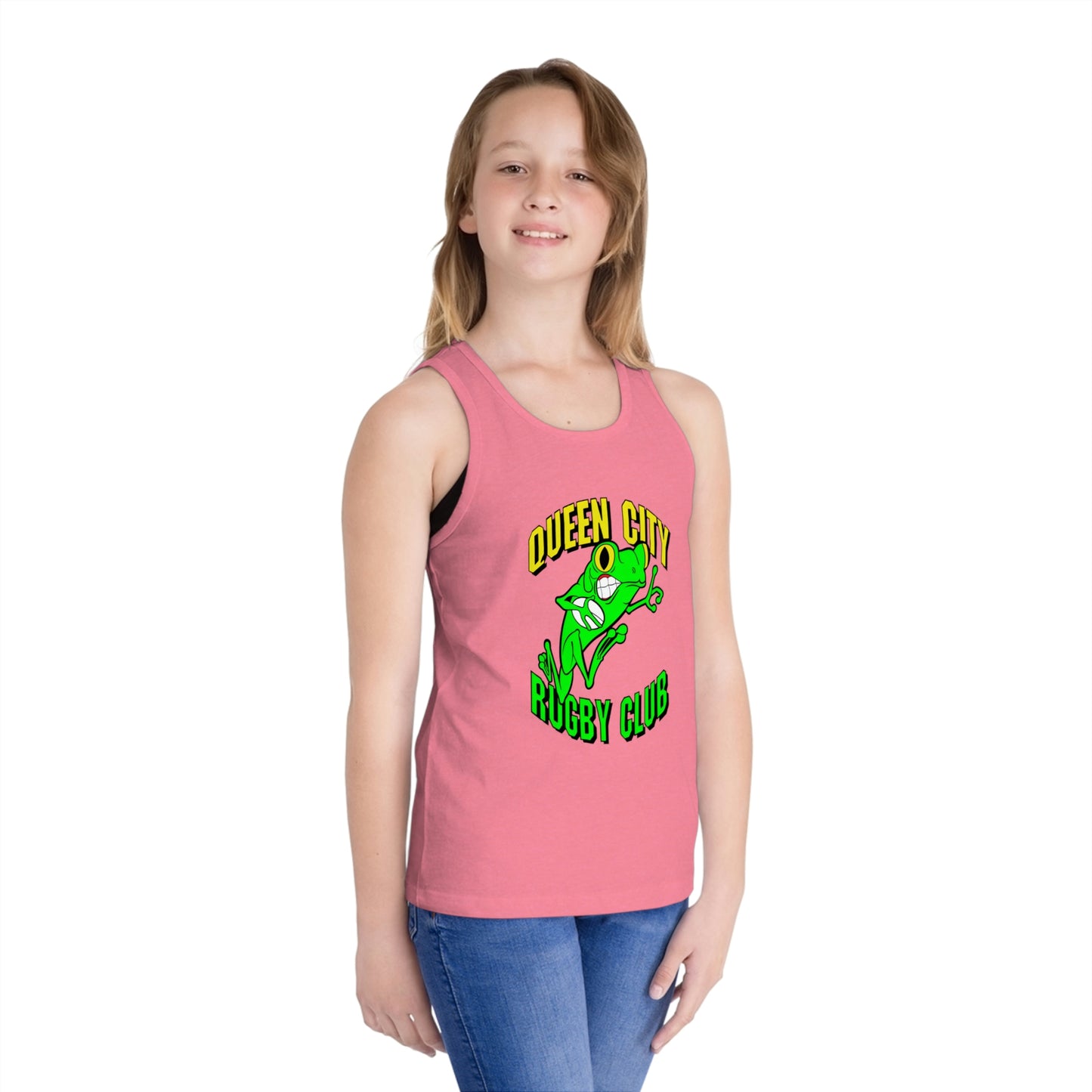 Kid's Unisex Tank Top | QCRFC Frogs Logo