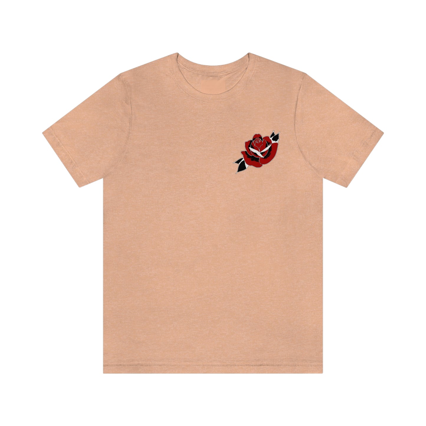 Unisex Jersey Short Sleeve Tee | Gypsy's Red Rose Gypsy Lady (by @ryseart)