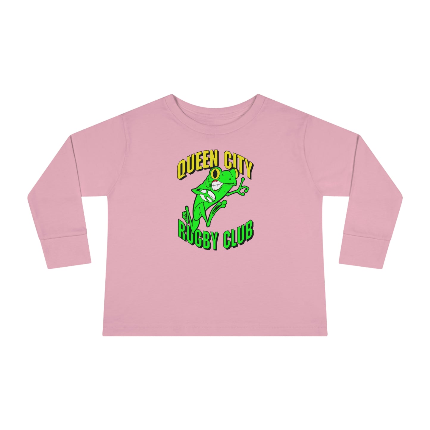 Toddler Long Sleeve Shirt | QCRFC Frogs Logo