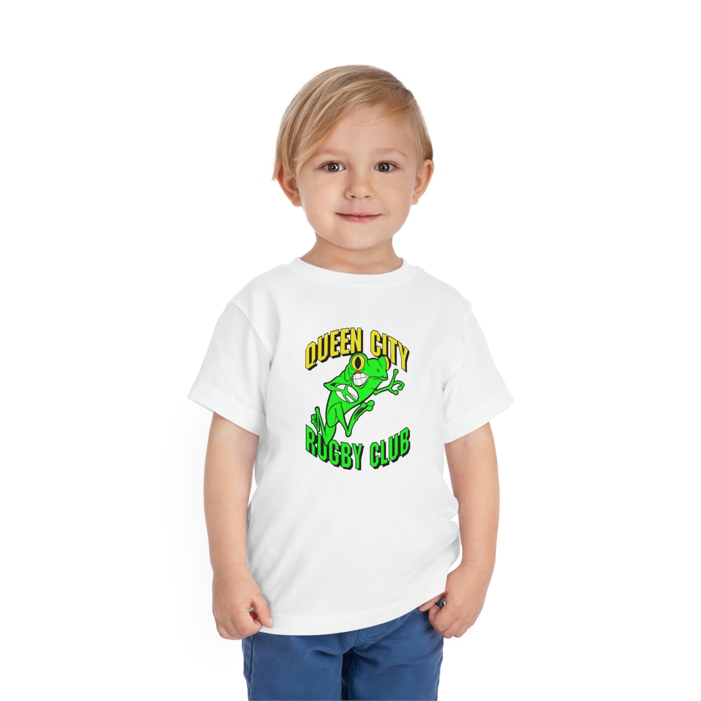 Toddler Tee | QCRFC Frogs Logo