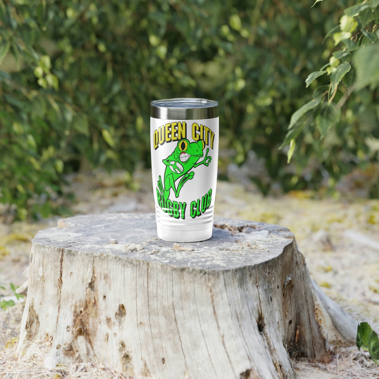 20oz Ringneck Tumbler | QCRFC Frogs Logo