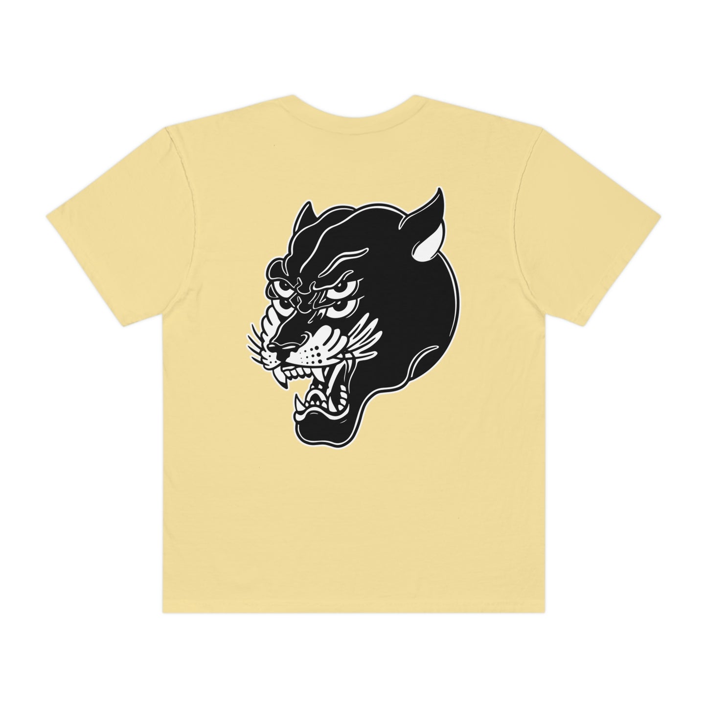 Unisex Comfort Colors T-shirt | Mothers Tattoo Double Panther Logo by Brendan Houston (IG: @ohbhave)