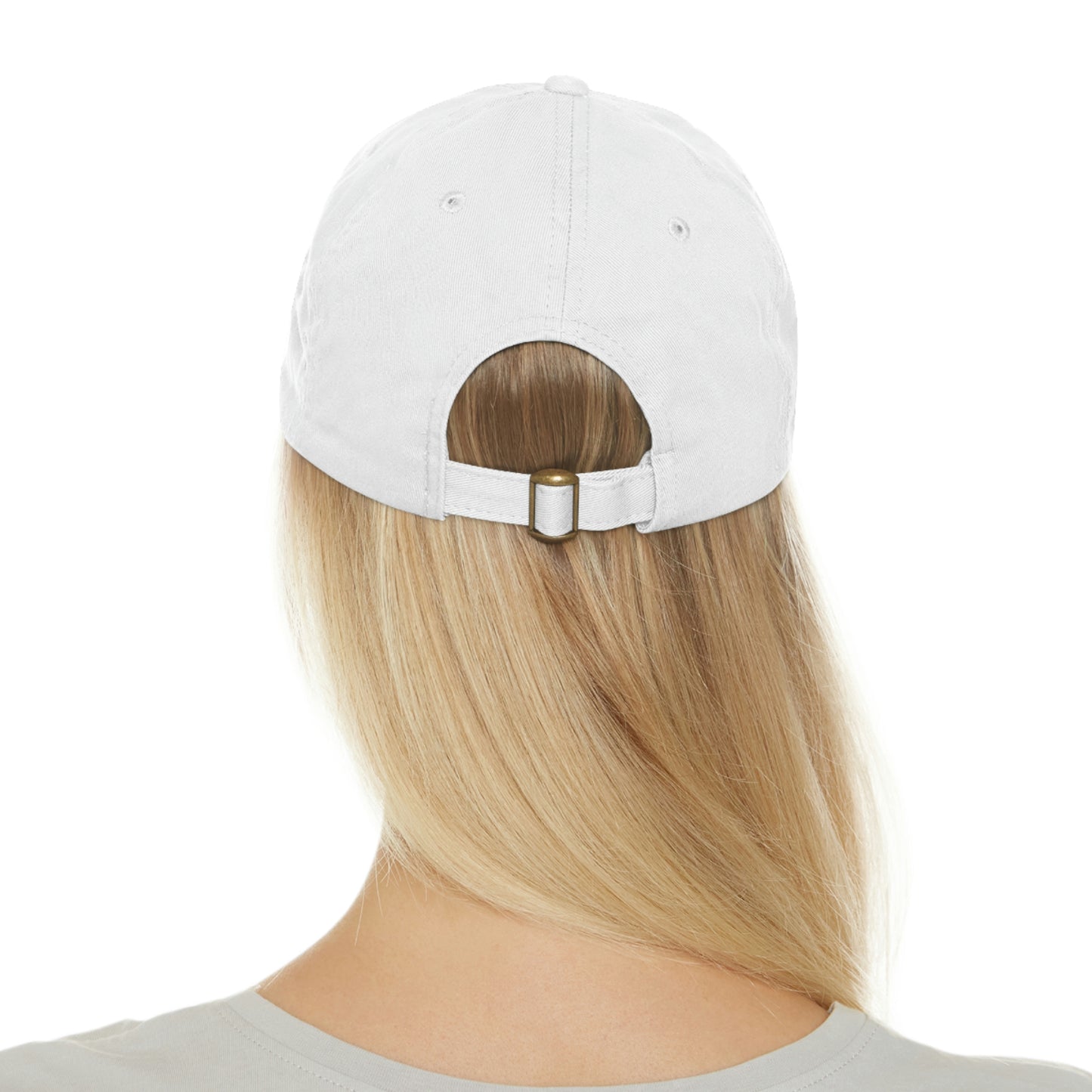 Dad Hat with Leather Round Patch | Mothers Tattoo Double Panther Logo by Brendan Houston (IG: @ohbhave)