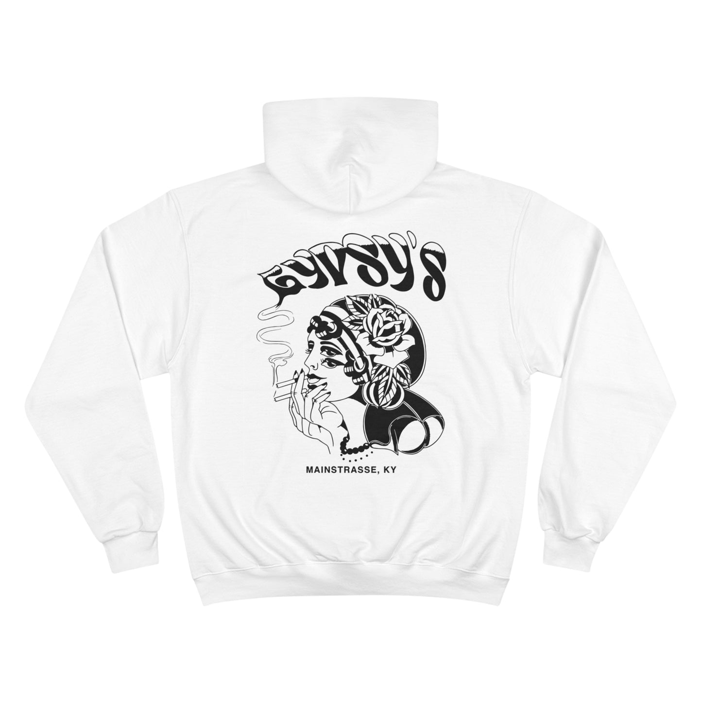 Unisex Champion Hoodie | Gypsy's Double Gypsy Lady (by @ohbhave)