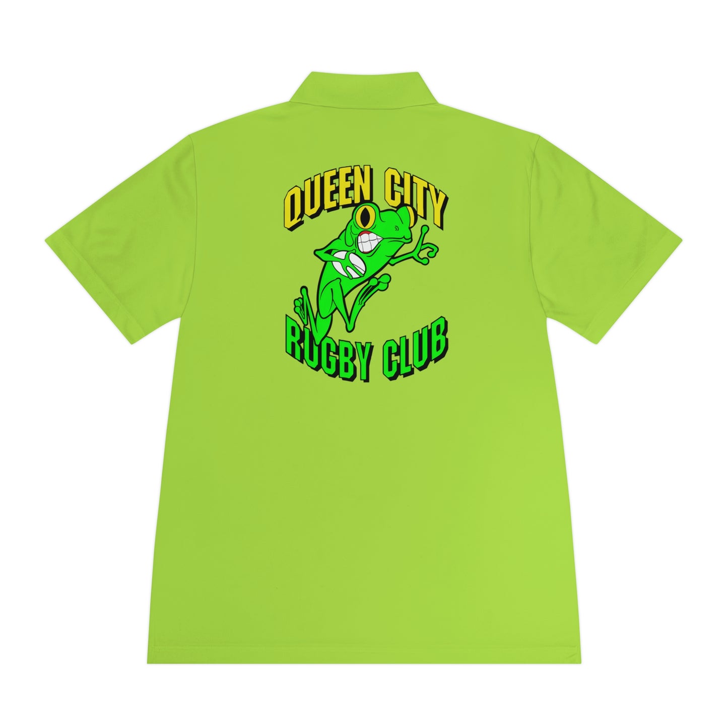 Men's Sport Polo Shirt | QCRFC Frogs Logo