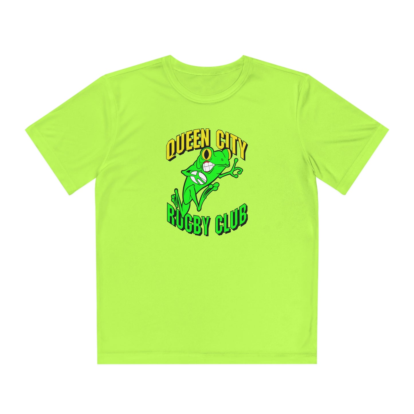 Youth Competitor Tee | QCRFC Frogs Logo