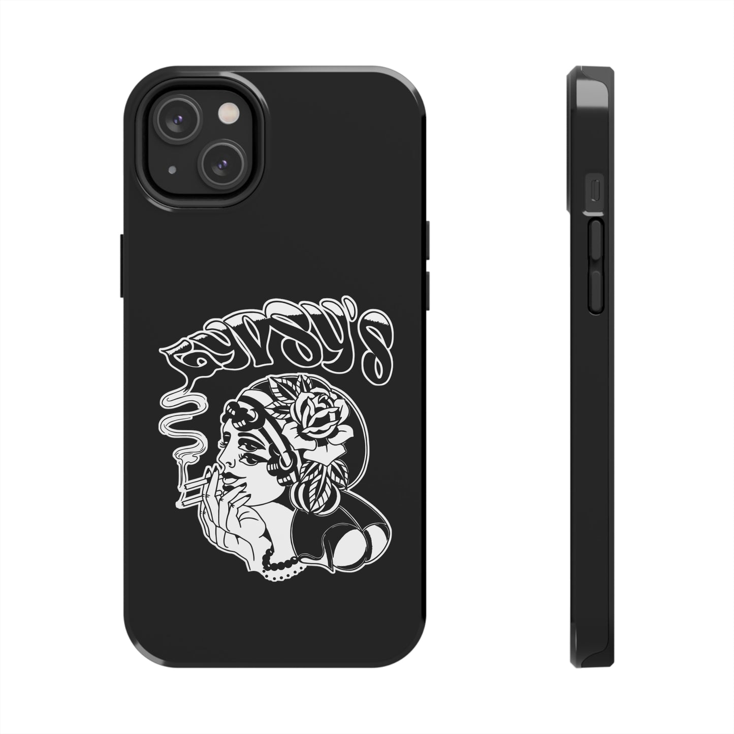 Black Tough Phone Cases | Gypsy's Double Gypsy Lady (by @ohbhave)