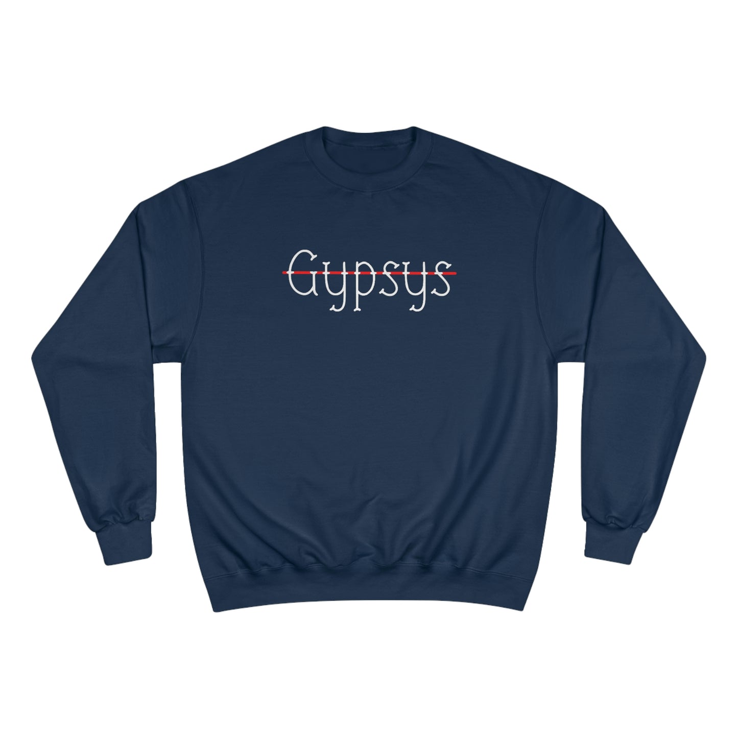 Unisex Champion Crewneck Sweatshirt | Gypsy's Red Rose Gypsy Lady (by @ryseart)