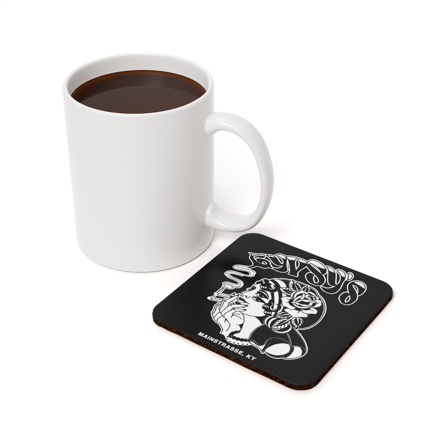 Cork Back Coaster (Circle or Square) | Gypsy's Double Gypsy Lady (by @ohbhave)