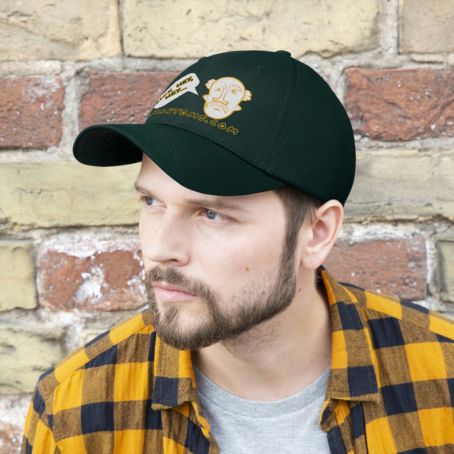 Old Man Tom's "Hey!" Unisex Twill Hat