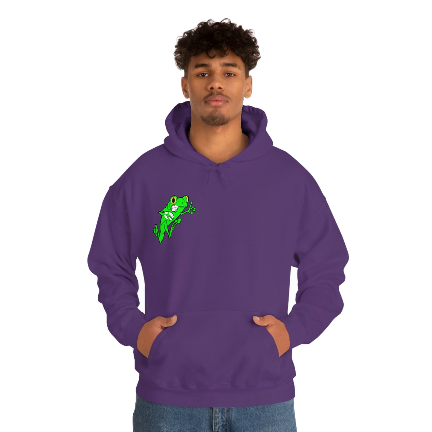 Unisex Heavy Blend™ Hoodie | QCRFC Frogs Logo