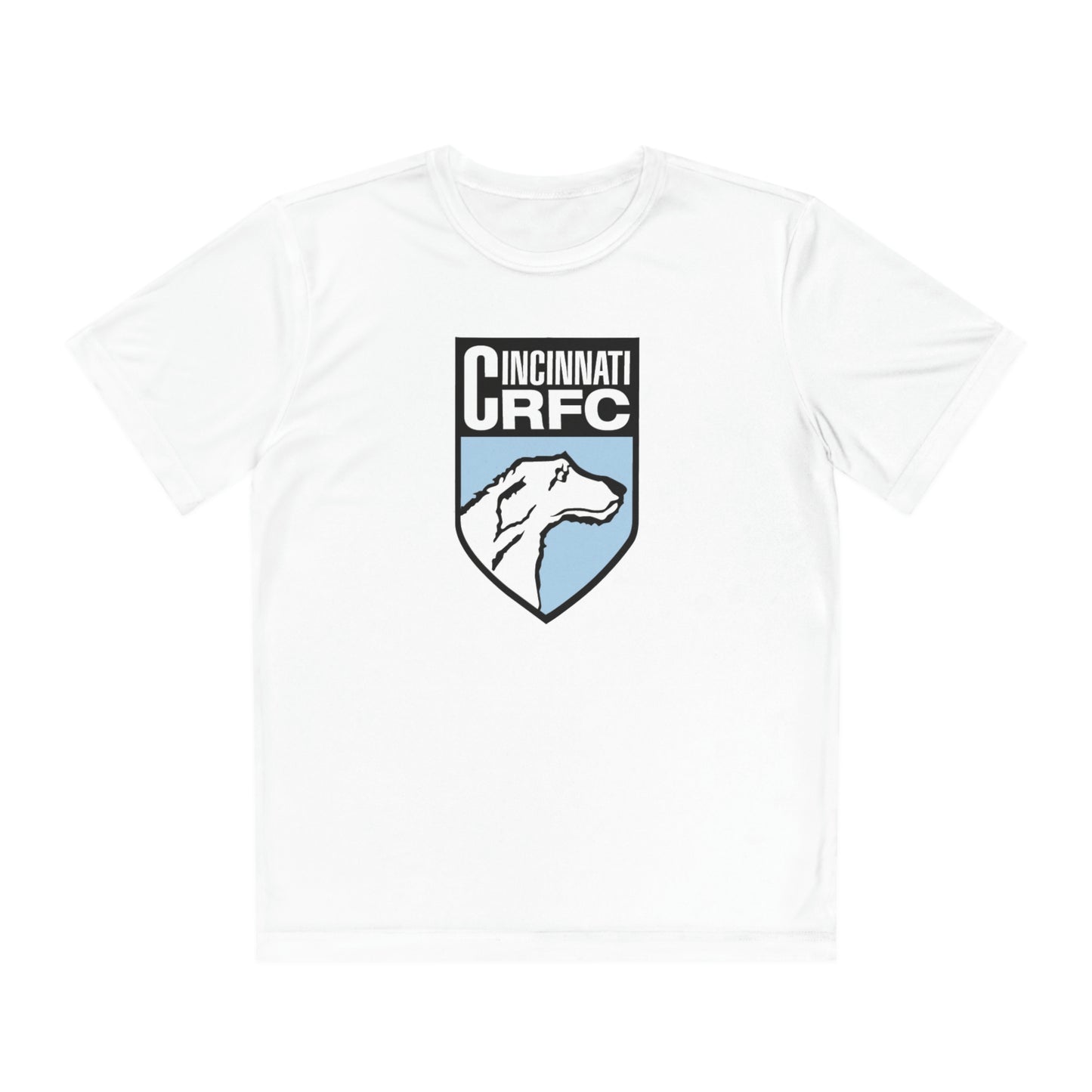 Youth Competitor Tee | CRFC Wolfhounds Blue Crest