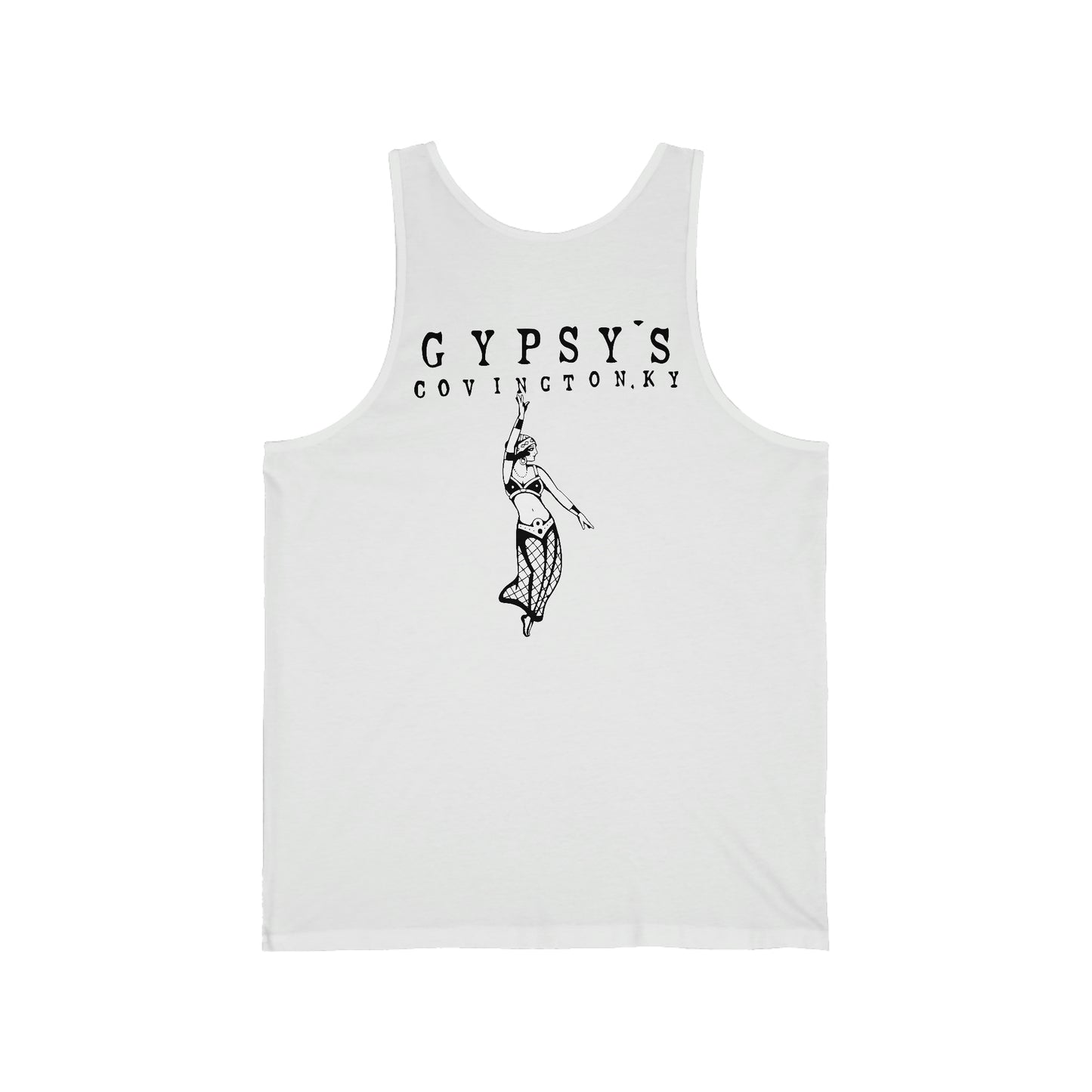 Unisex Jersey Tank | Gypsy's Dancing Gypsy Lady (by @tylerabnertattoo)