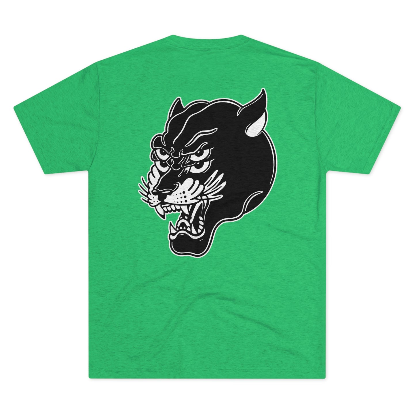 Unisex Tri-Blend Crew Tee | Mothers Tattoo Double Panther Logo by Brendan Houston (IG: @ohbhave)