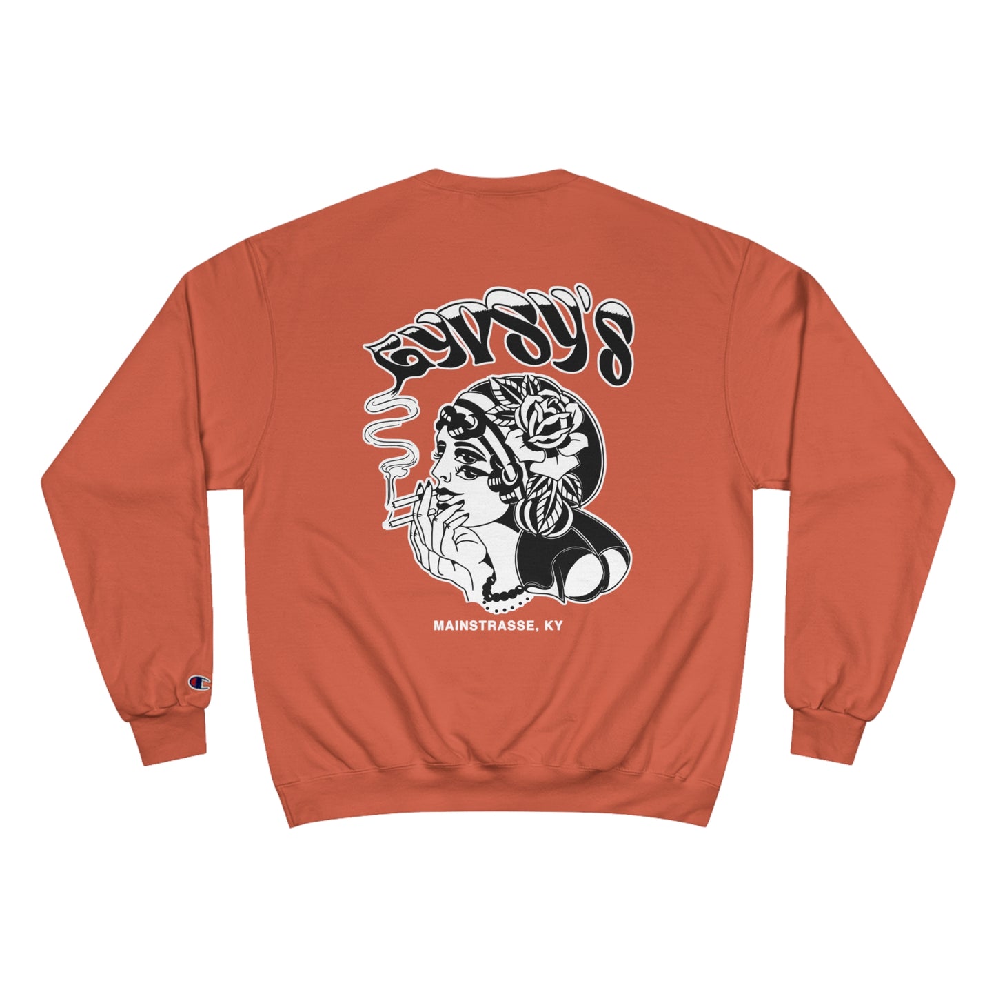 Unisex Champion Crewneck | Gypsy's Double Gypsy Lady (by @ohbhave)