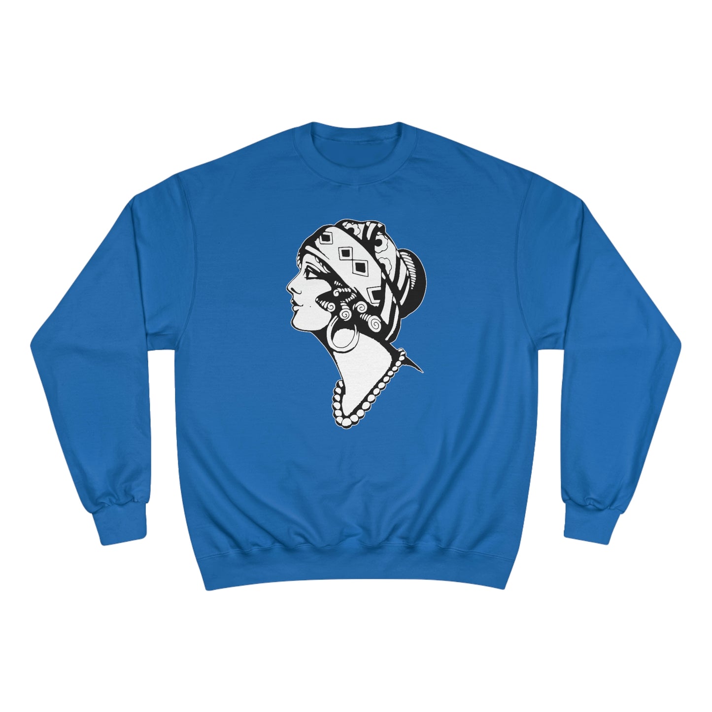 Unisex Champion Crewneck Sweatshirt | Gypsy's Dancing Gypsy Lady (by @tylerabnertattoo)