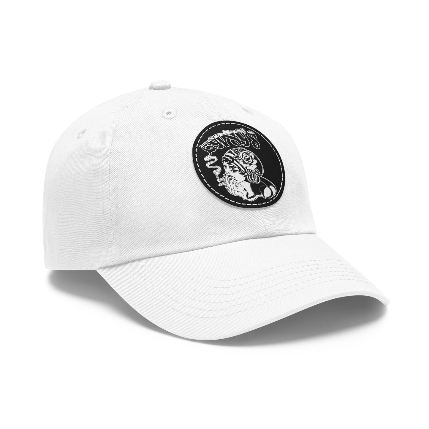Dad Hat with Leather Patch (Round) | Gypsy's Double Gypsy Lady (by @ohbhave)