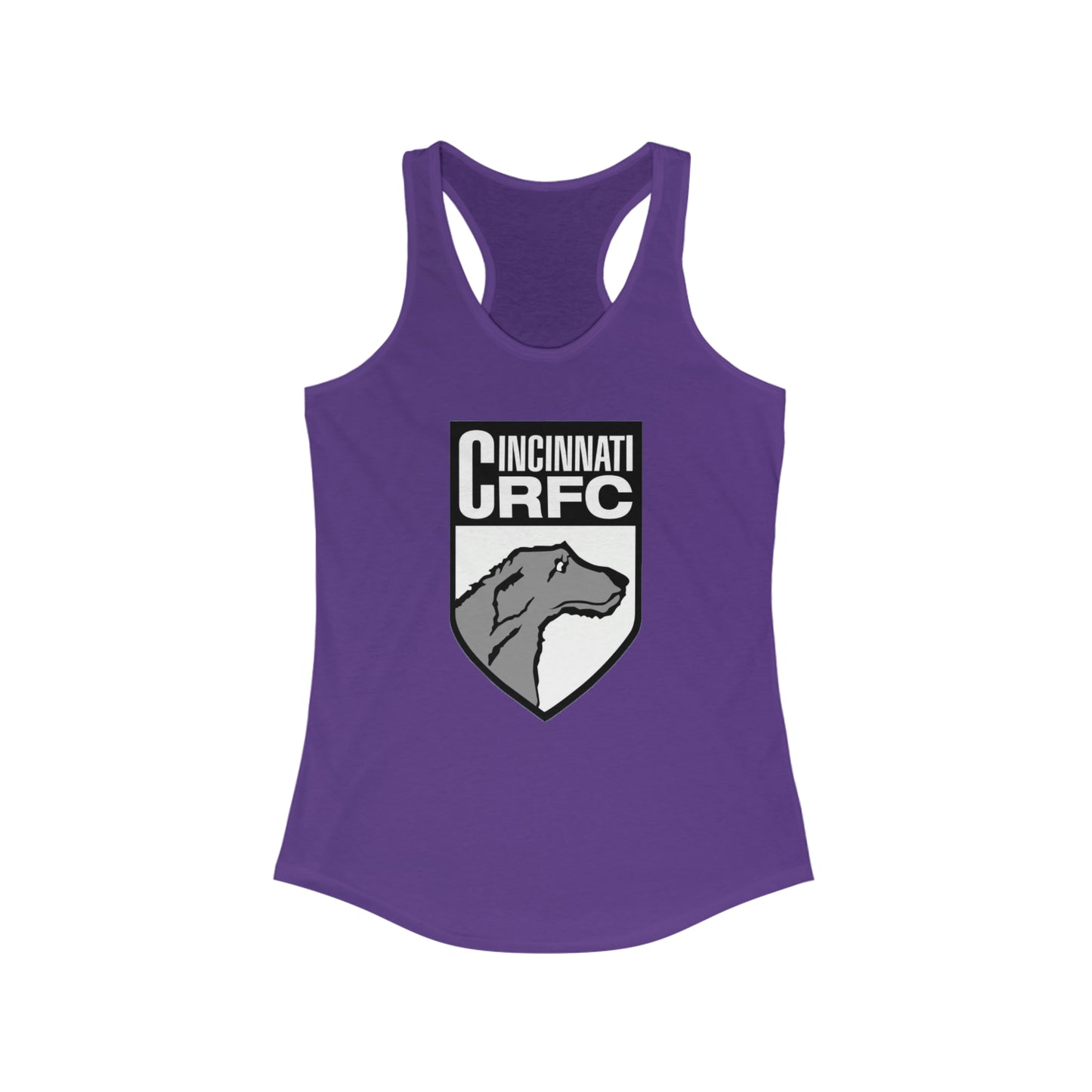 Women's Racerback Tank | CRFC Wolfhounds White Crest