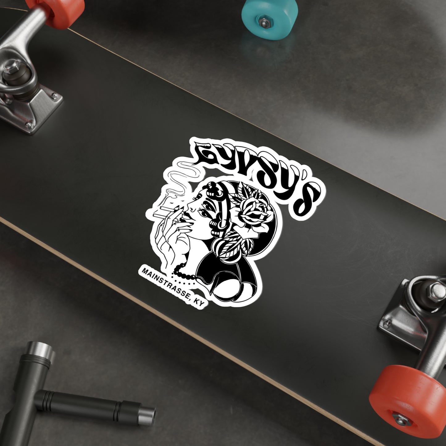 Die-Cut Sticker (2 Sizes) | Gypsy's Double Gypsy Lady (by @ohbhave)
