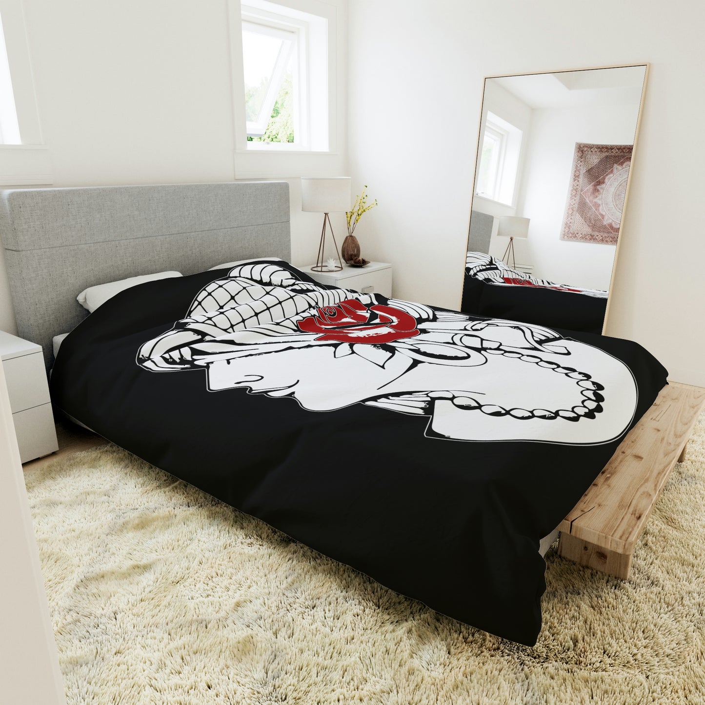 Duvet Cover | Gypsy's Red Rose Gypsy Lady (by @ryseart)