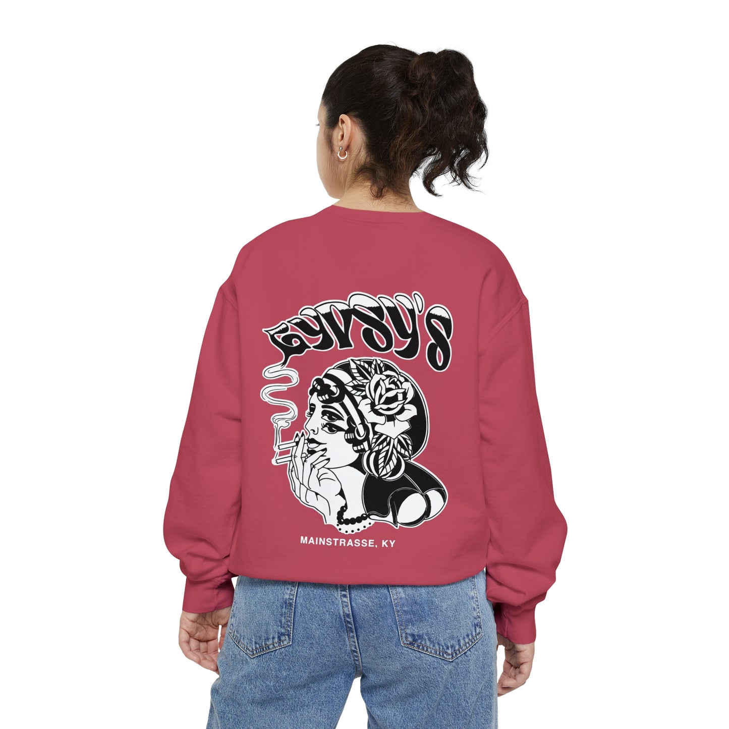 Unisex Comfort Colors Crewneck Sweatshirt | Gypsy's Double Gypsy Lady (by @ohbhave)