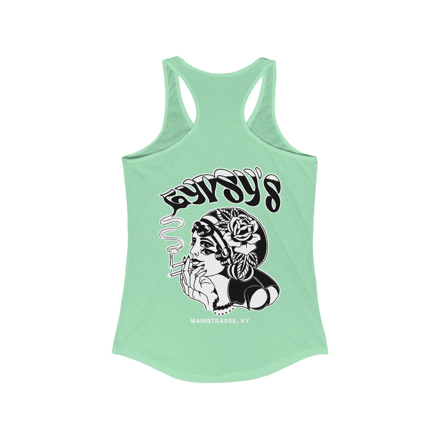 Women's Racerback Tank | Gypsy's Double Gypsy Lady (by @ohbhave)