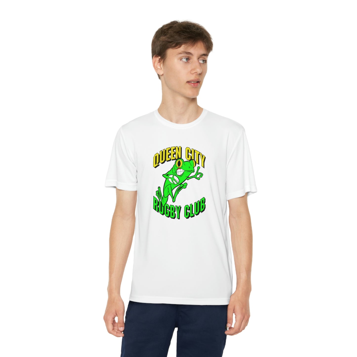 Youth Competitor Tee | QCRFC Frogs Logo