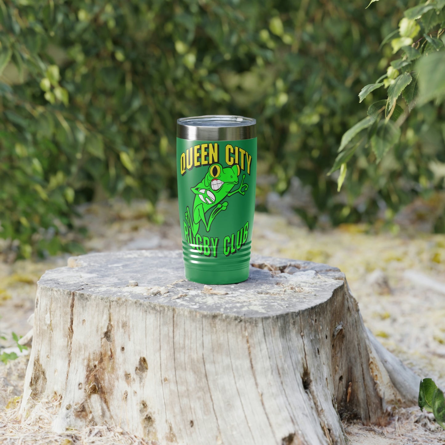20oz Ringneck Tumbler | QCRFC Frogs Logo