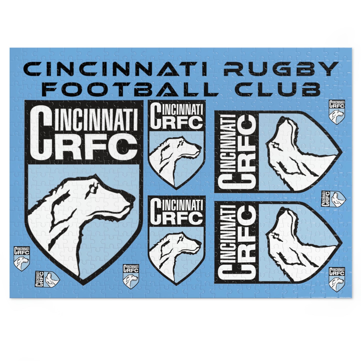 500 Piece Jigsaw Puzzle | CRFC Wolfhounds Blue Crest