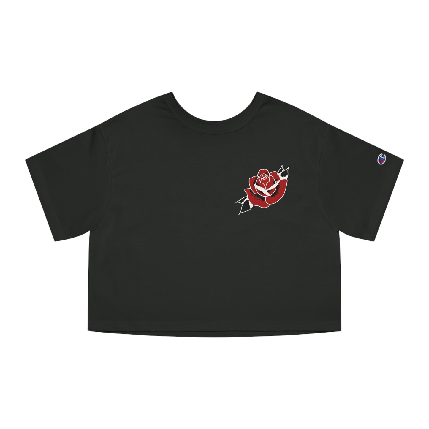 Champion Heritage Crop Top Tee | Gypsy's Red Rose Gypsy Lady (by @ryseart)