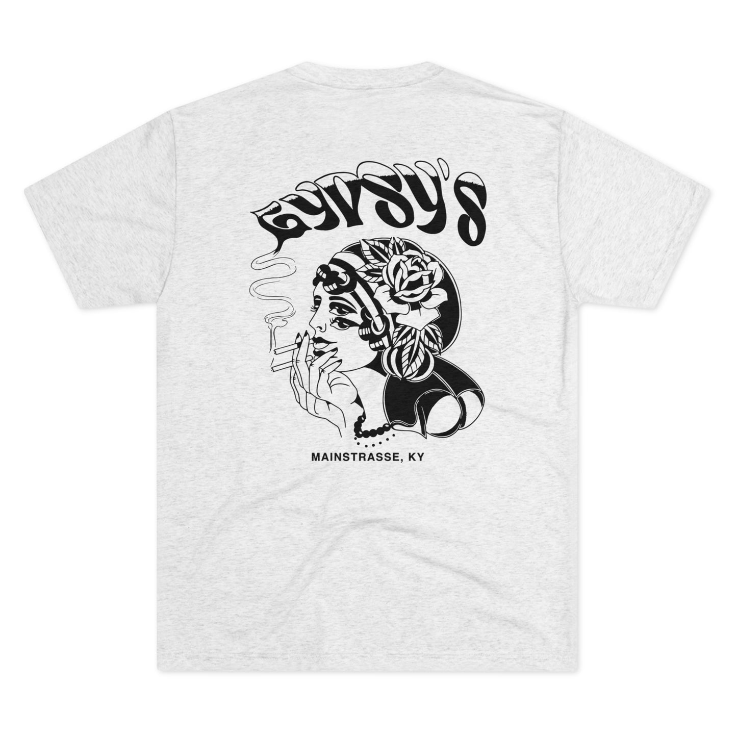 Unisex Tri-Blend Crew Tee | Gypsy's Double Gypsy Lady (by @ohbhave)