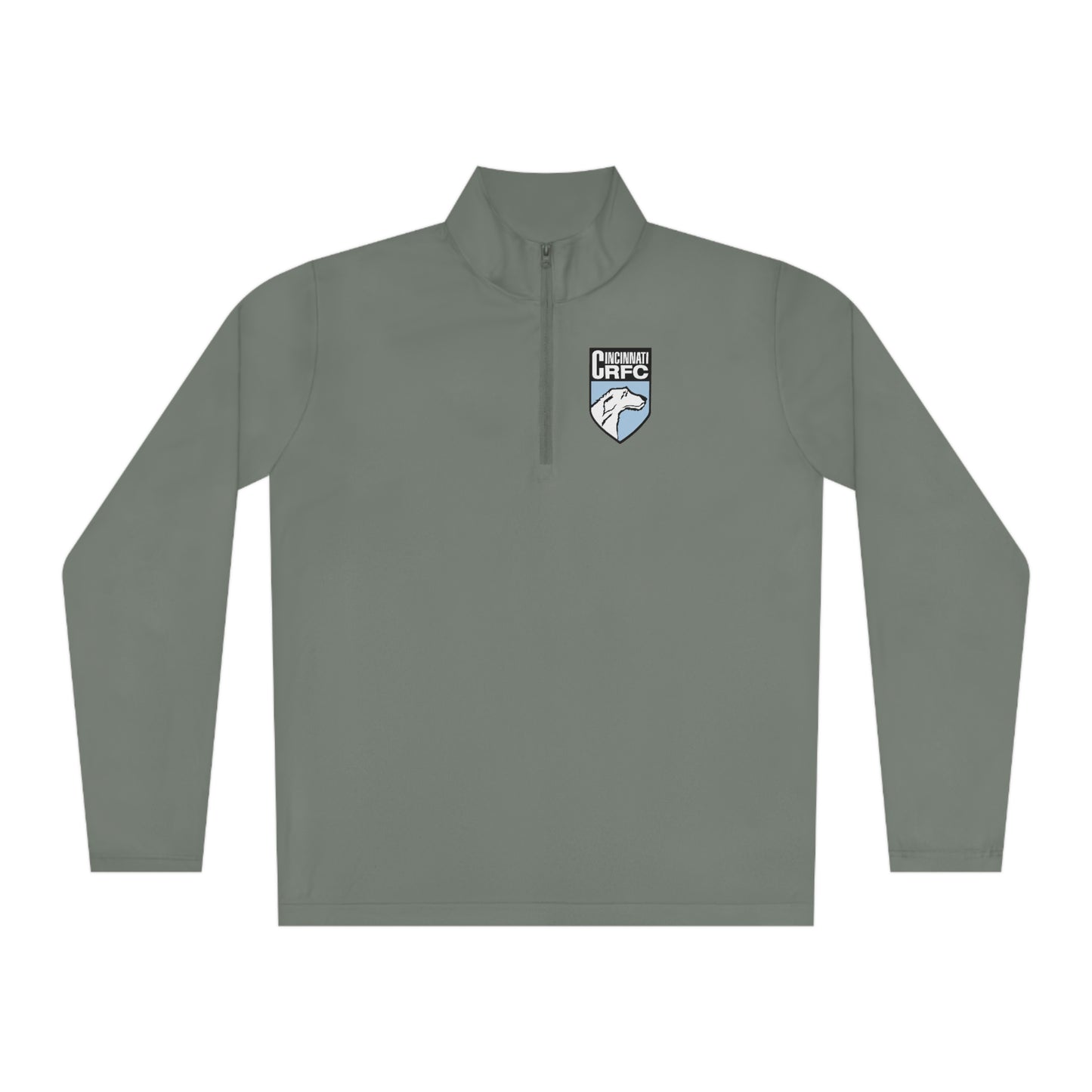 Unisex Quarter-Zip Pullover | CRFC Wolfhounds Blue Crest