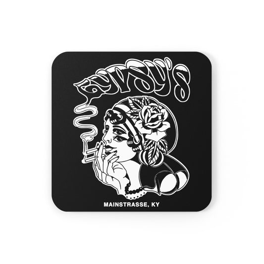 Cork Back Coaster (Circle or Square) | Gypsy's Double Gypsy Lady (by @ohbhave)