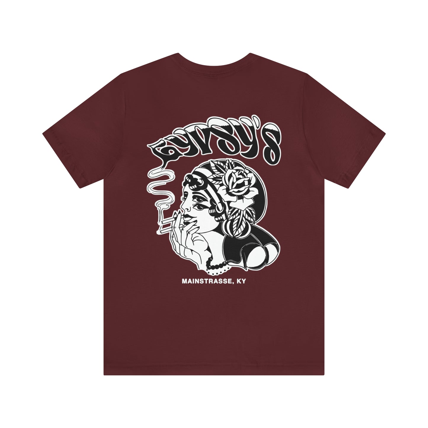 Unisex Jersey Short Sleeve Tee | Gypsy's Double Gypsy Lady (by @ohbhave)